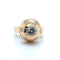 Bague 52 Bague boule Art déco en or jaune 750 et platine, diamants 58 Facettes