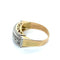 Bague 49 Bague jarretière Art déco en or jaune 750 et platine, diamants 58 Facettes