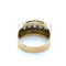Bague 49 Bague jarretière Art déco en or jaune 750 et platine, diamants 58 Facettes