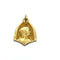 Pendentif H Joly - Médaille Vierge Marie Art déco en or jaune 750 58 Facettes