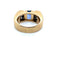 Bague 56 Bague Tank - Bague ancienne en or jaune et platine 58 Facettes
