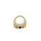 Bague 56 Bague Tank - Bague ancienne en or jaune et platine 58 Facettes