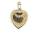 Pendentif Pendentif porte-photo cœur en or jaune 18 carats 58 Facettes