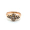 Bague 55 Bague ancienne en or rose 18 ct et diamants bruns 58 Facettes