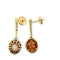 Boucles d'oreilles Maison Juliette Paris - Boucles d’oreilles dormeuses en or jaune, citrines et diamants 58 Facettes