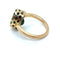 Bague 54 Bague ancienne en or jaune 18 ct sertie d’une émeraude 58 Facettes