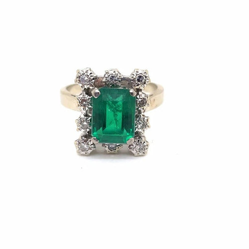 Bague 52.5 Bague entourage en or blanc 18 ct, diamants 58 Facettes