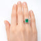 Bague 52.5 Bague entourage en or blanc 18 ct, diamants 58 Facettes