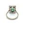 Bague 52.5 Bague entourage en or blanc 18 ct, diamants 58 Facettes