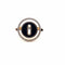 Bague 52 Messika Lucky Move - Bague en or rose avec onyx et diamants 58 Facettes