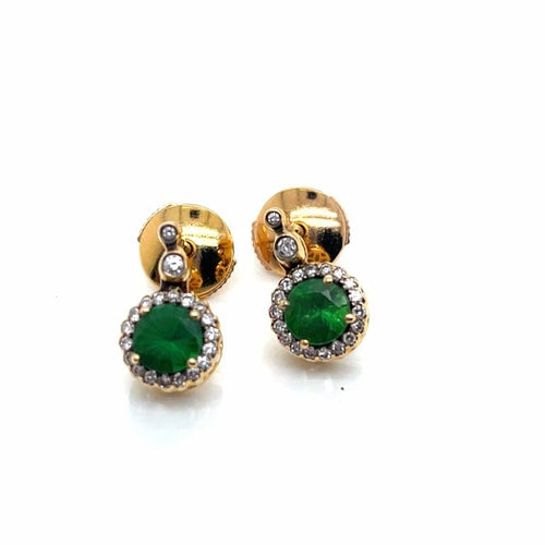 Boucles d'oreilles Sélim Mouzannar Beirut - Boucles d’oreilles en or rose, grenats tsavorites et diamants 58 Facettes