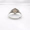 Bague 54 Bague ancienne années 1940 en or blanc 18 carats et platine, diamants 58 Facettes