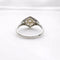 Bague 54 Bague ancienne années 1940 en or blanc 18 carats et platine, diamants 58 Facettes