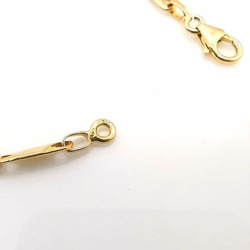 Bracelet Bracelet avec pendentif en or jaune 18 carats et diamants 58 Facettes