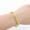 Bracelet Bracelet maille anglaise en or jaune 18 carats 58 Facettes