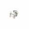 Boucles d'oreilles 1.30 grammes Boucles d’oreilles puces en or blanc 18 carats et diamants 58 Facettes