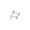 Boucles d'oreilles 1.30 grammes Boucles d’oreilles puces en or blanc 18 carats et diamants 58 Facettes