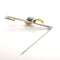 Broche Broche serpent en or jaune et blanc 18 carats émeraude et diamants 58 Facettes