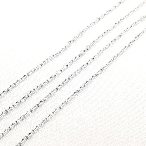 Collier Collier avec pendentif en or blanc 18 carats et diamant 0,15 ct 58 Facettes