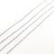 Collier Collier avec pendentif en or blanc 18 carats et diamant 0,15 ct 58 Facettes