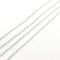 Collier Collier avec pendentif en or blanc 18 carats et diamant 0,15 ct 58 Facettes