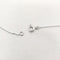Collier Collier avec pendentif en or blanc 18 carats et diamant 0,15 ct 58 Facettes