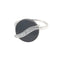 Bague 56 Bague en or blanc 18 carats avec onyx et diamant 58 Facettes