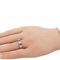 Bague 55 Bague ancienne en or jaune 18 carats, diamants et saphirs 58 Facettes