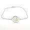 Bracelet Bracelet en or blanc et rose 18 carats avec diamants 58 Facettes