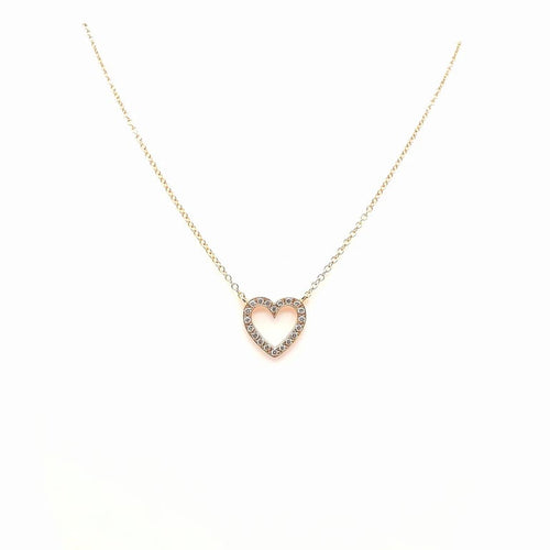 Collier Collier - Pendentif en or rose 18 carats et diamants 58 Facettes