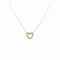 Collier Collier - Pendentif en or rose 18 carats et diamants 58 Facettes
