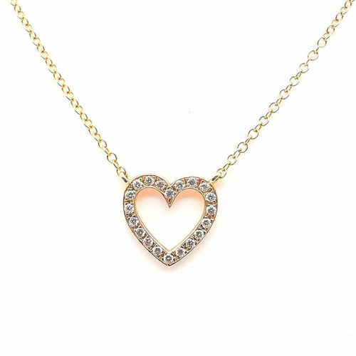 Collier Collier - Pendentif en or rose 18 carats et diamants 58 Facettes