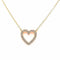 Collier Collier - Pendentif en or rose 18 carats et diamants 58 Facettes