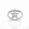 Bague 53 Bague en or blanc 18 carats avec diamants 58 Facettes