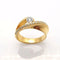 Bague 55 Bague en or jaune et diamants 58 Facettes