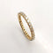 Bague 53 Alliance américaine - Bague en or jaune 18 carats et diamants 58 Facettes