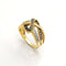 Bague 56 Bague en or jaune 18 carats sertie de diamants 58 Facettes