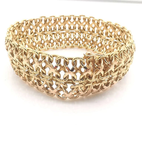 Bracelet Bracelet en or jaune 18 carats 58 Facettes