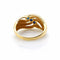 Bague 53 Bague en or jaune 18 carats avec saphirs et diamants 58 Facettes