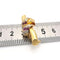 Broche Broche en or jaune 18 carats avec diamants et rubis 58 Facettes