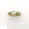 Bague 55 Bague en or blanc 18 carats et diamants taille brillant 58 Facettes