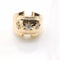 Bague 57 Bague tank en or jaune 18 carats et diamants taille ancienne 58 Facettes