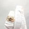 Bague 57 Bague tank en or jaune 18 carats et diamants taille ancienne 58 Facettes