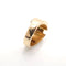 Bague 57 Bague tank en or jaune 18 carats et diamants taille ancienne 58 Facettes