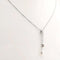 Collier Collier en or blanc 18 carats avec perle 58 Facettes