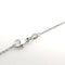 Collier Collier en or blanc 18 carats avec perle 58 Facettes