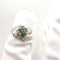 Bague 53 Bague Toi & Moi Belle Époque en or jaune, saphir et diamants 58 Facettes