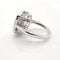 Bague 48 Bague en or blanc 18 carats avec diamants 58 Facettes