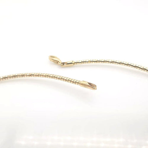 Collier Collier en or jaune 18 carats serti de diamants 58 Facettes