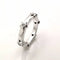 Bague 52 Bague en or blanc 18 carats sertie de diamants 58 Facettes
